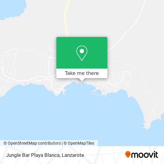 Jungle Bar Playa Blanca map