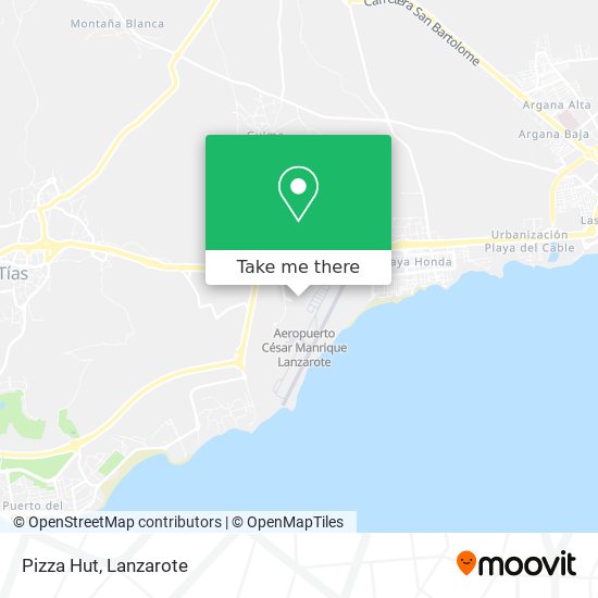 Pizza Hut map