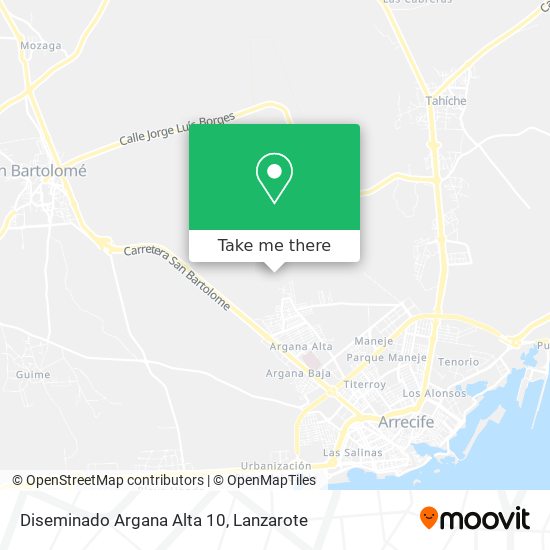 Diseminado Argana Alta 10 map