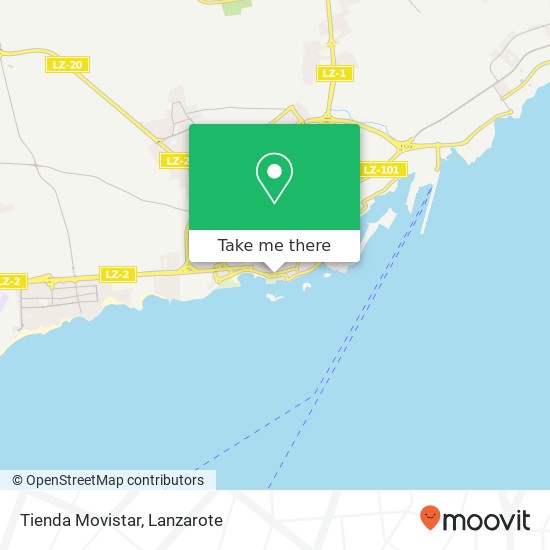 mapa Tienda Movistar