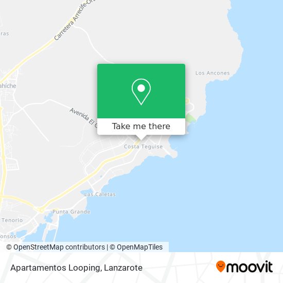 Apartamentos Looping map