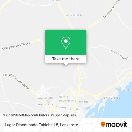 Lugar Diseminado Tahiche 15 map