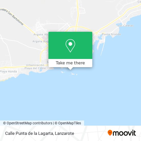 Calle Punta de la Lagarta map