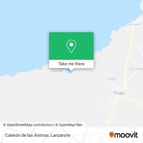 Caletón de las Ánimas map