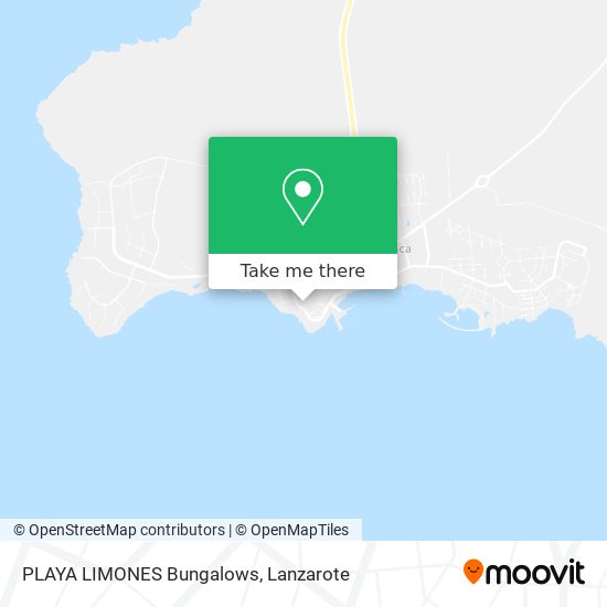 PLAYA LIMONES Bungalows map