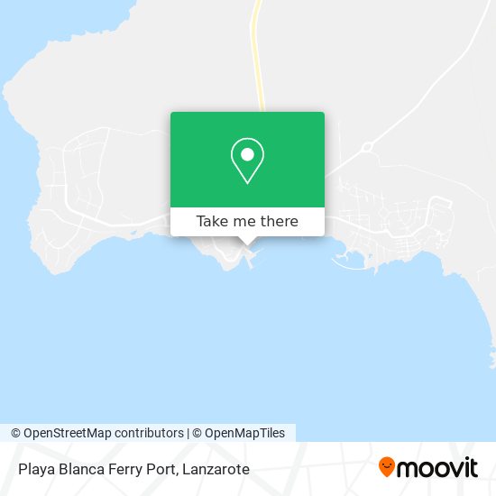 Playa Blanca Ferry Port map