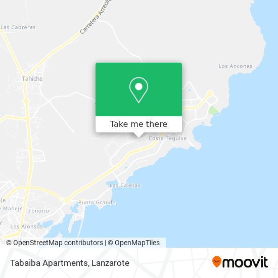 Tabaiba Apartments map