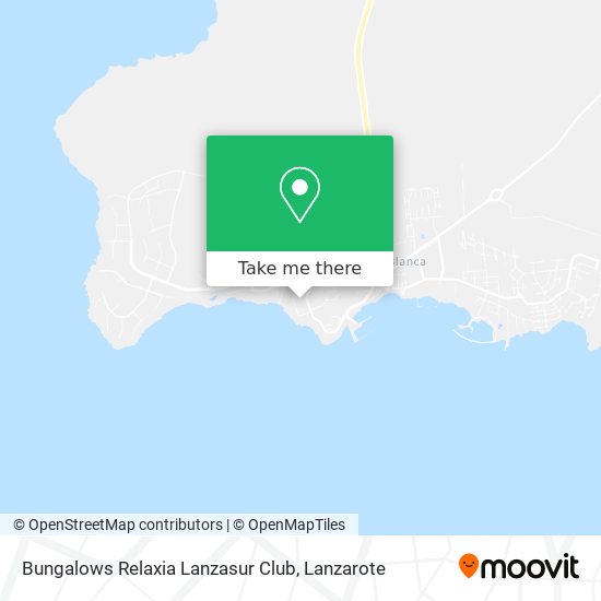 Bungalows Relaxia Lanzasur Club map
