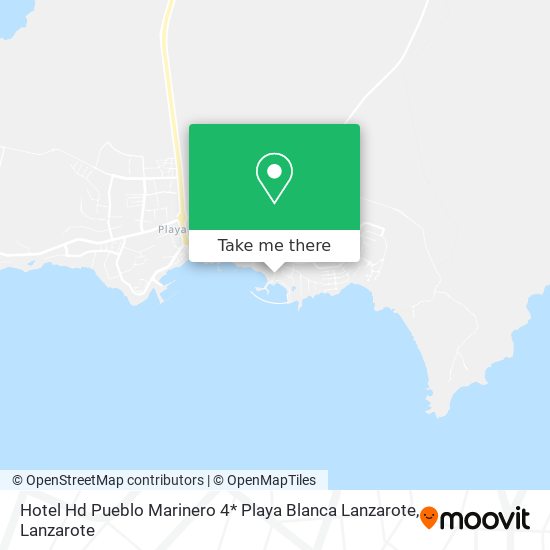 Hotel Hd Pueblo Marinero 4* Playa Blanca Lanzarote map