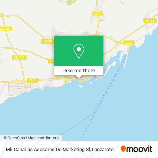 Mk Canarias Asesores De Marketing Sl map