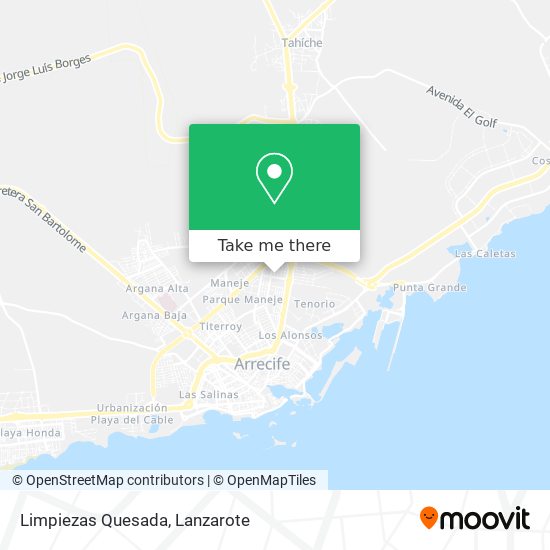 Limpiezas Quesada map