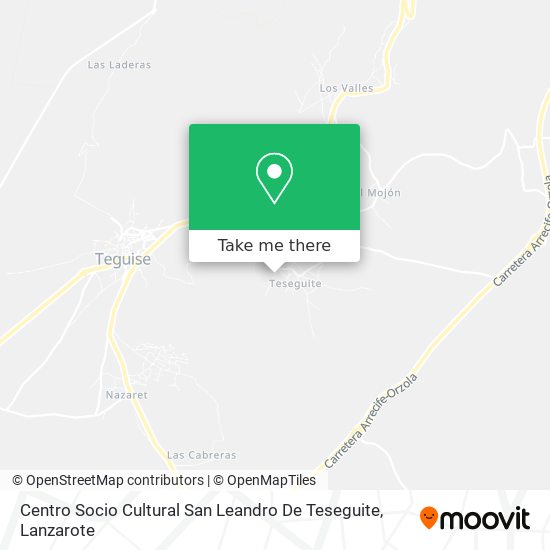 Centro Socio Cultural San Leandro De Teseguite map