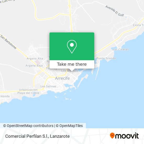 Comercial Perfilan S.l. map