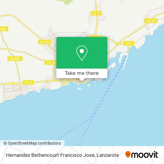 Hernandez Bethencourt Francisco Jose map