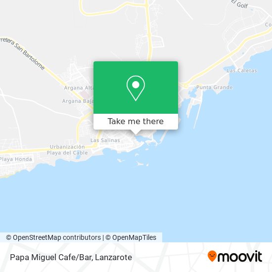 mapa Papa Miguel Cafe/Bar