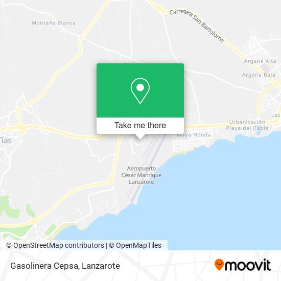 mapa Gasolinera Cepsa