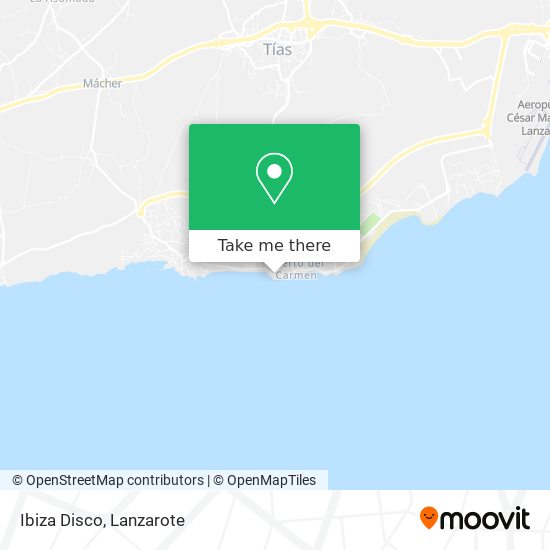 mapa Ibiza Disco