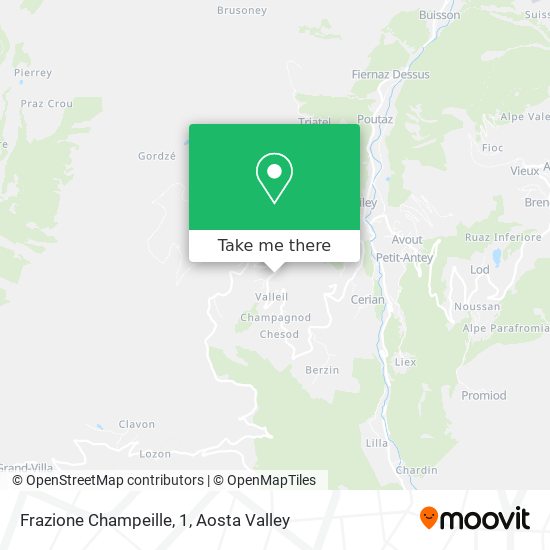 Frazione Champeille, 1 map