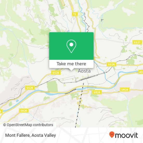 Mont Fallere map