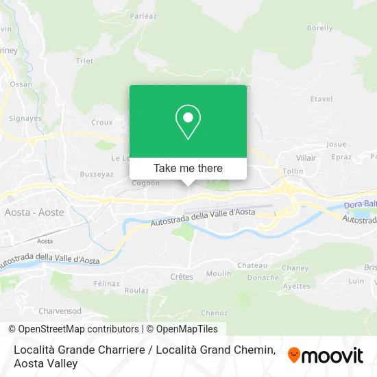 Località Grande Charriere / Località Grand Chemin map