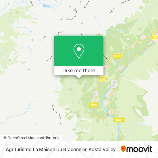 Agriturismo La Maison Du Braconnier map