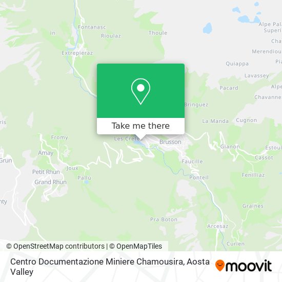 Centro Documentazione Miniere Chamousira map