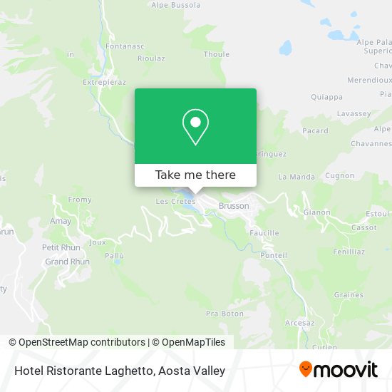Hotel Ristorante Laghetto map