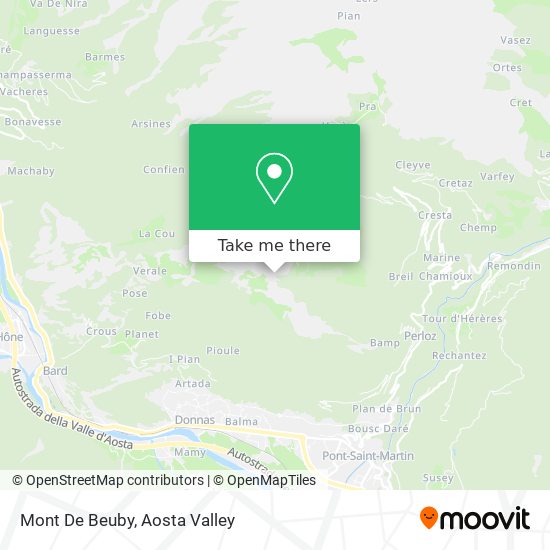 Mont De Beuby map