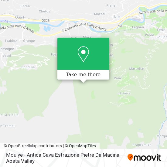 Moulye - Antica Cava Estrazione Pietre Da Macina map