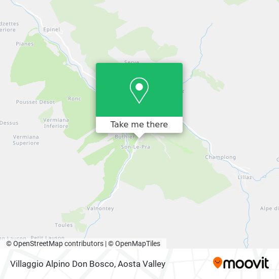 Villaggio Alpino Don Bosco map