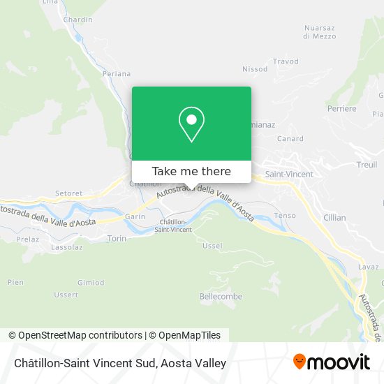 Châtillon-Saint Vincent Sud map
