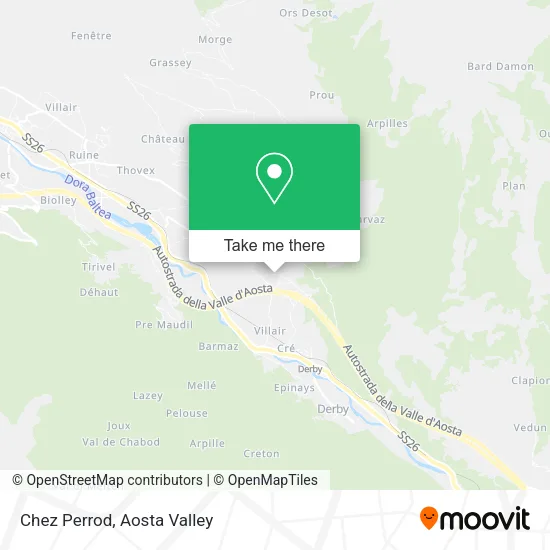 Chez Perrod map