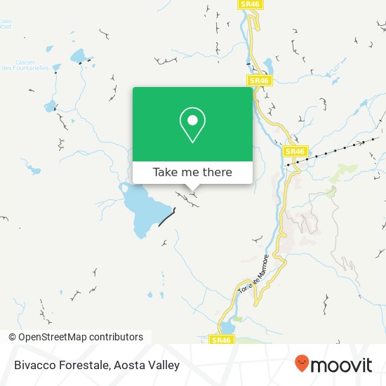 Bivacco Forestale map