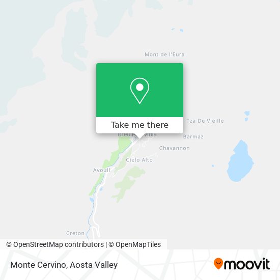 Monte Cervino map