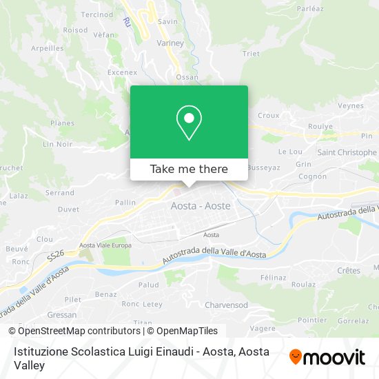 Istituzione Scolastica Luigi Einaudi - Aosta map