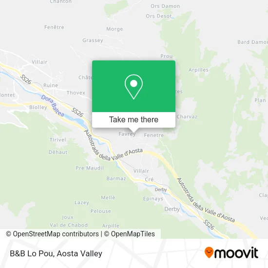 B&B Lo Pou map