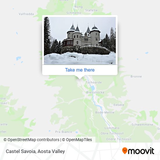Castel Savoia map