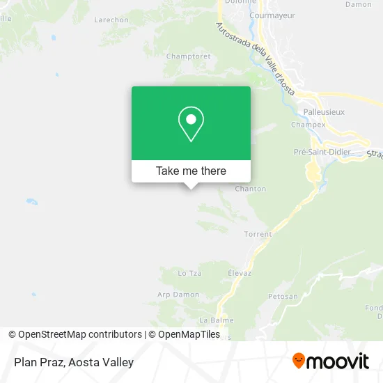 Plan Praz map