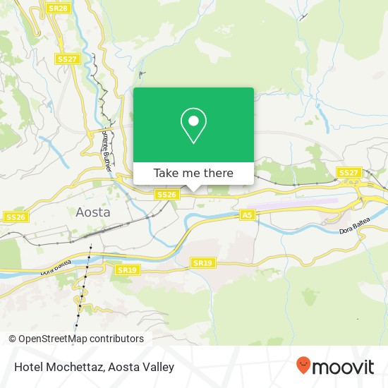 Hotel Mochettaz map