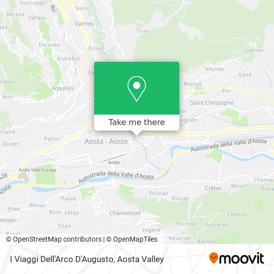 I Viaggi Dell'Arco D'Augusto map