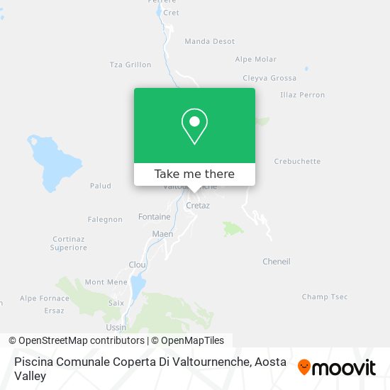 Piscina Comunale Coperta Di Valtournenche map