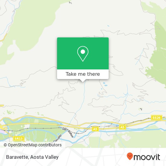 Baravette map