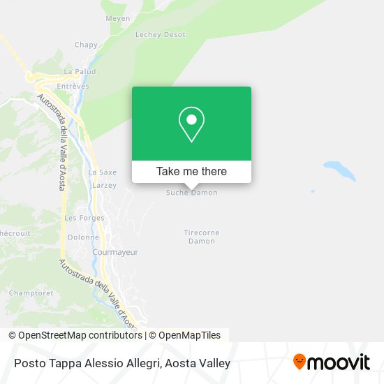 Posto Tappa Alessio Allegri map