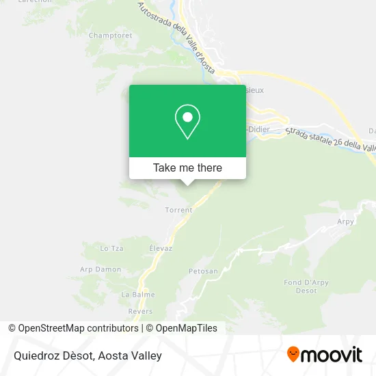 Quiedroz Dèsot map