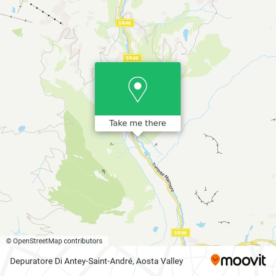 Depuratore Di Antey-Saint-André map