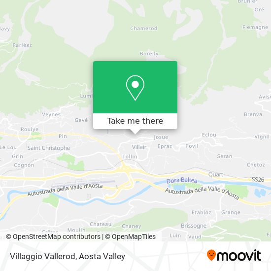 Villaggio Vallerod map