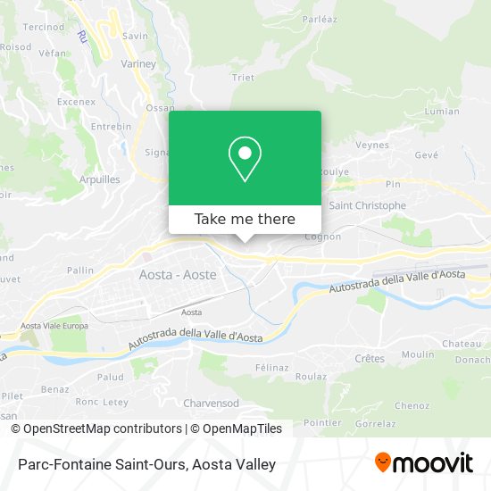 Parc-Fontaine Saint-Ours map