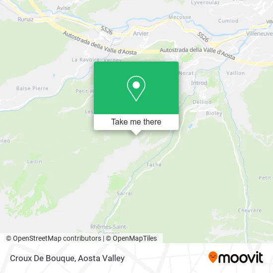 Croux De Bouque map