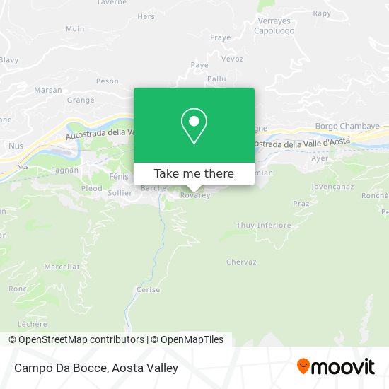 Campo Da Bocce map