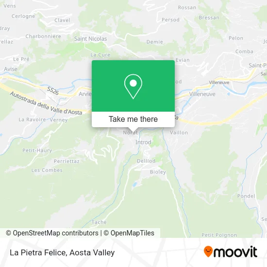 La Pietra Felice map